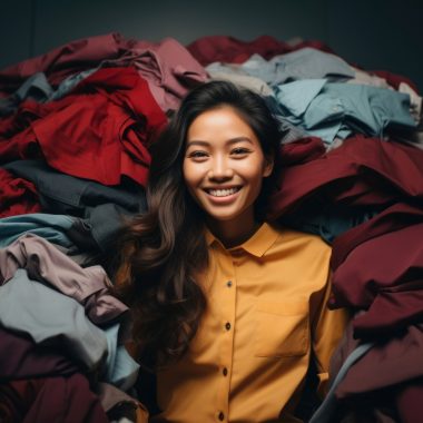 Cum sa porti hainele cu volane fara sa para prea incarcate?