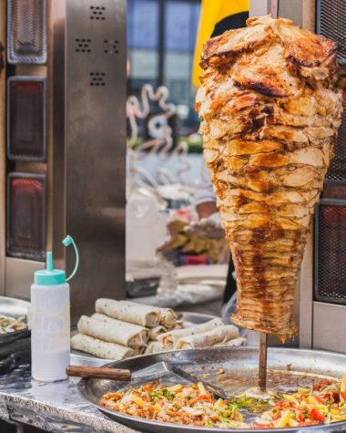robot kebab pe gaz